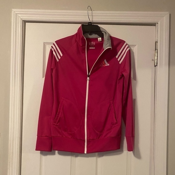 ADIDAS Climalite Pink Jacket - Picture 1 of 5